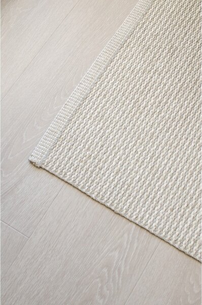Kremno bel zunanji in notranji tekač 60x250 cm Mono Linen Vanilla – Pappelina