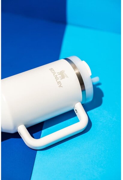Bela termovka s slamico iz nerjavečega jekla 1,18 l Quencher H2.0 FlowState Tumbler Frost – Stanley