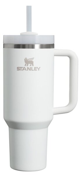 Bela termovka s slamico iz nerjavečega jekla 1,18 l Quencher H2.0 FlowState Tumbler Frost – Stanley