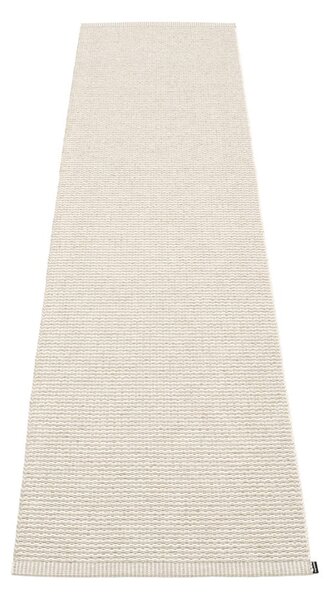 Kremno bel zunanji in notranji tekač 60x250 cm Mono Linen Vanilla – Pappelina