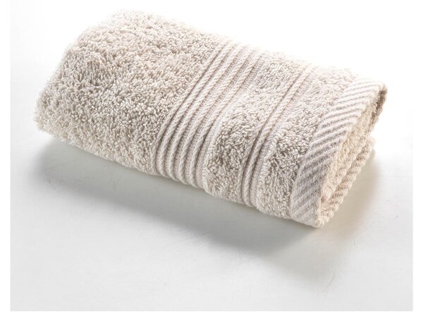 Bež frotirna bombažna brisača 30x50 cm Tendresse – douceur d'intérieur