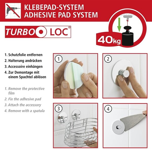 Brisalec za steklo z bambusovim ročajem Wenko Turbo-Loc®