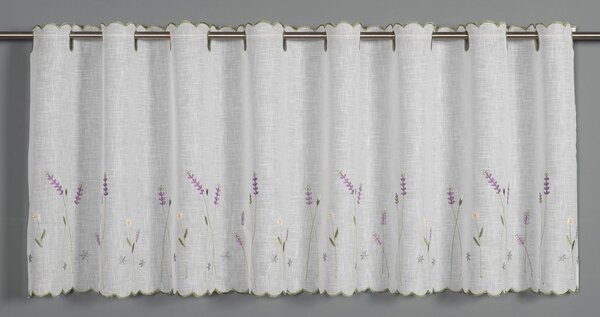 Bela prosojna zavesa 135x45 cm Lavender – Sehlbach