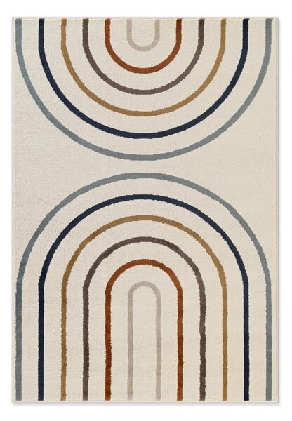 Kremno bela otroška preproga 120x170 cm Double Rainbow – Hanse Home