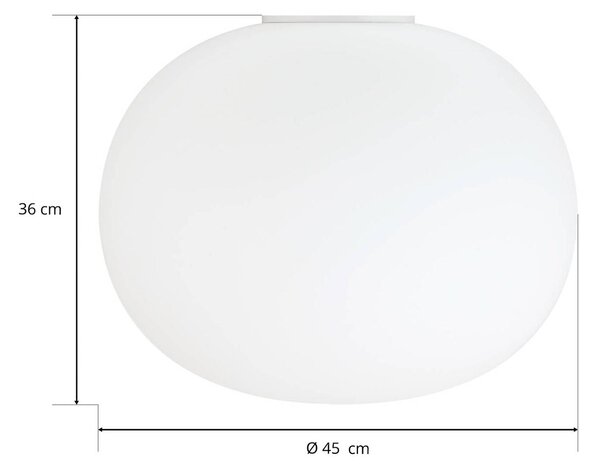 FLOS Glo-Ball - sferična stropna svetilka 45 cm