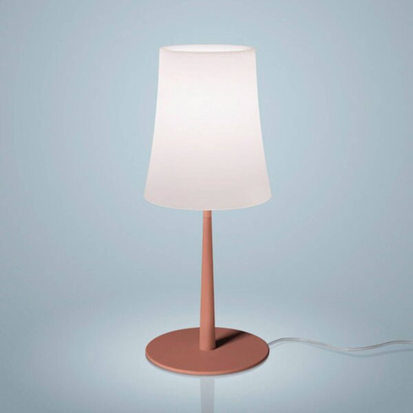 Foscarini Birdie Easy namizna svetilka opečnato rdeča