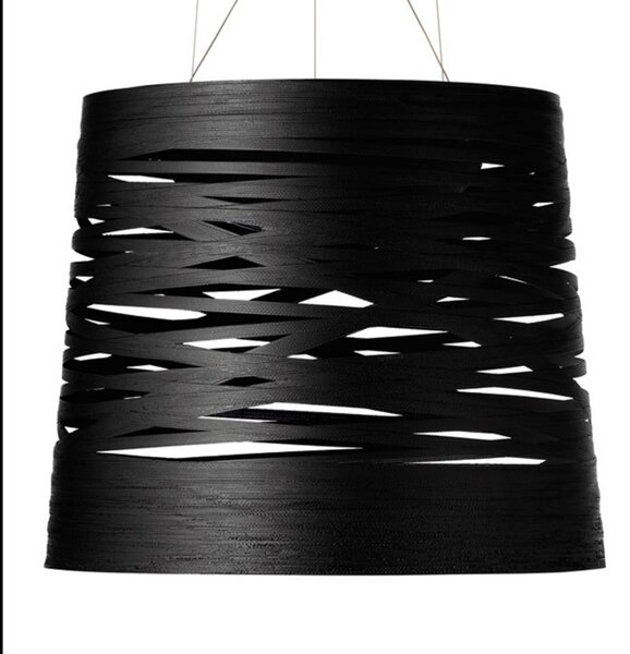 Foscarini Tress grande LED obesek, črna