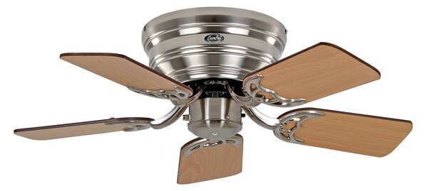 Ventilator Classic Flat III, brušeni krom 75 cm