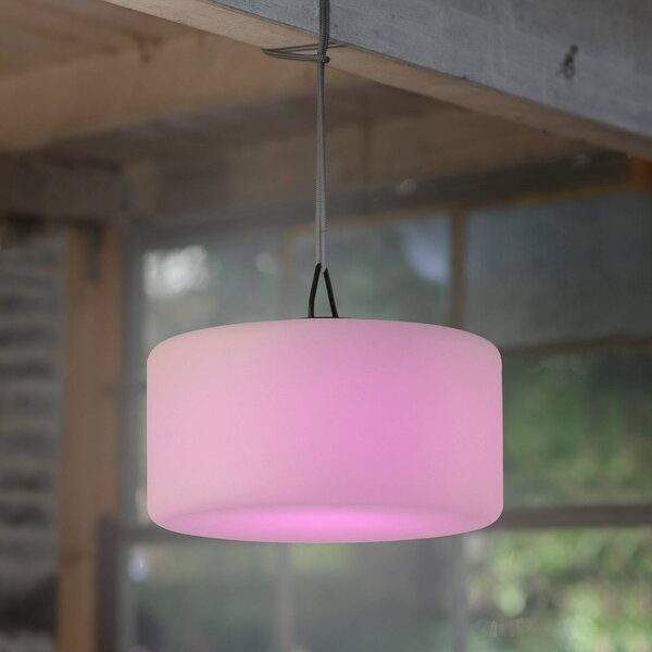 Obesek Holly LED, baterijsko napajanje IP44, Ø30cm