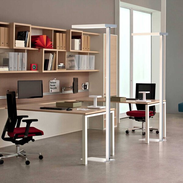 LED talna svetilka Office up/down 4000K dimmable silver