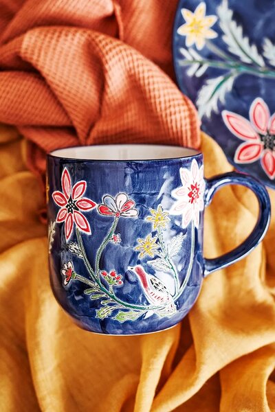 Bloomingville komplet lončkov iz kamenine 9,5 x 10,5 cm