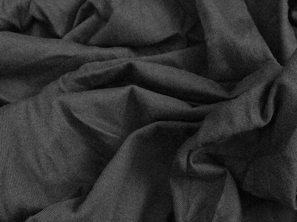 Komplet krep posteljnine DENYX BLEND sive, hotelski žepek + rjuha Jersey 90 x 200 cm temno siva, za eno posteljo