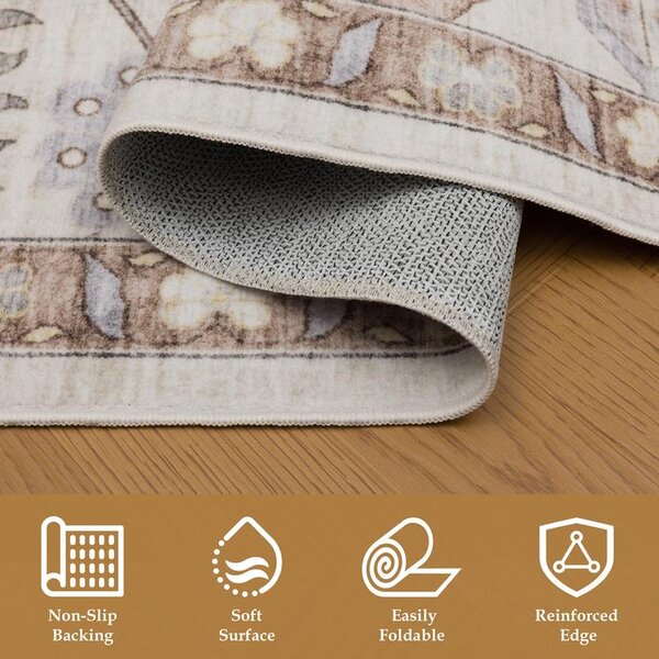 Preproga Flanel Multi Beige