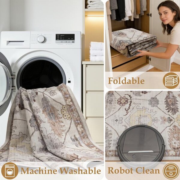 Preproga Flanel Multi Beige