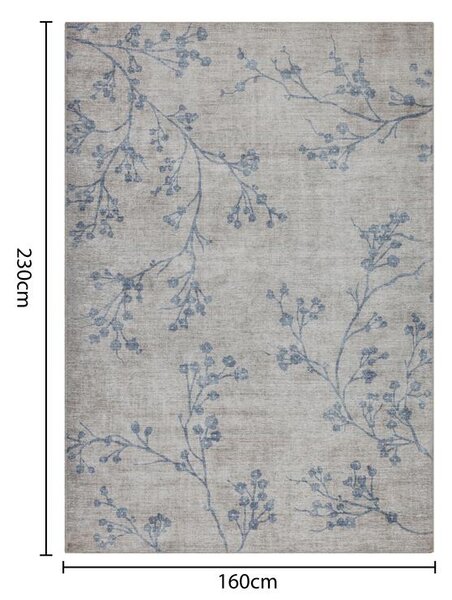 Preproga Script Light Blue