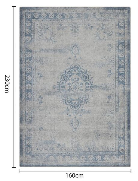 Preproga Script Blue