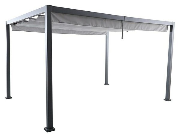 Sunfun Milos Paviljon s platneno streho (Do x Š x V: 392 x 294 x 235 cm, Barva strehe: Siva)