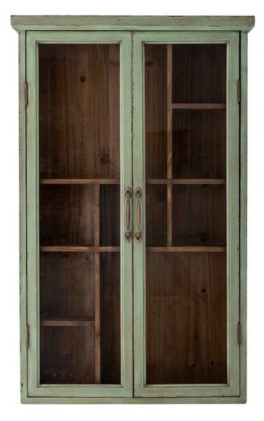 Zelena vitrina iz masivne jelke 50x80x13,5 cm Hazem – Bloomingville