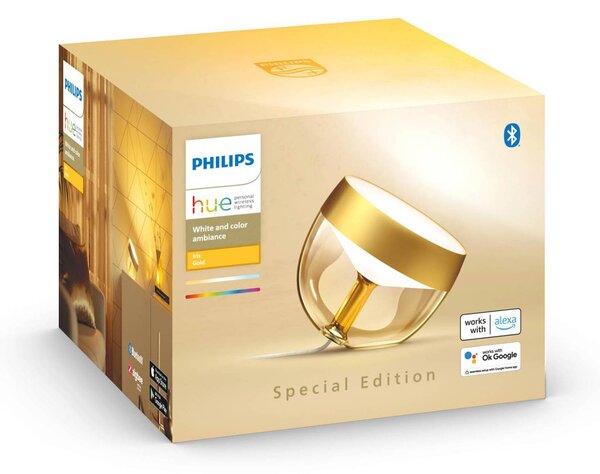 Namizna svetilka Philips Hue Iris WACA LED, zlata