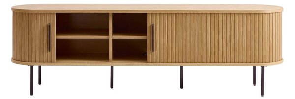 TV omarica v hrastovem dekorju 56x180 cm Nola – Unique Furniture