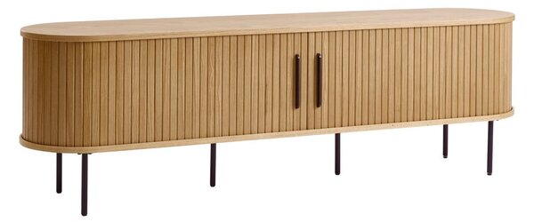 TV omarica v hrastovem dekorju 56x180 cm Nola – Unique Furniture