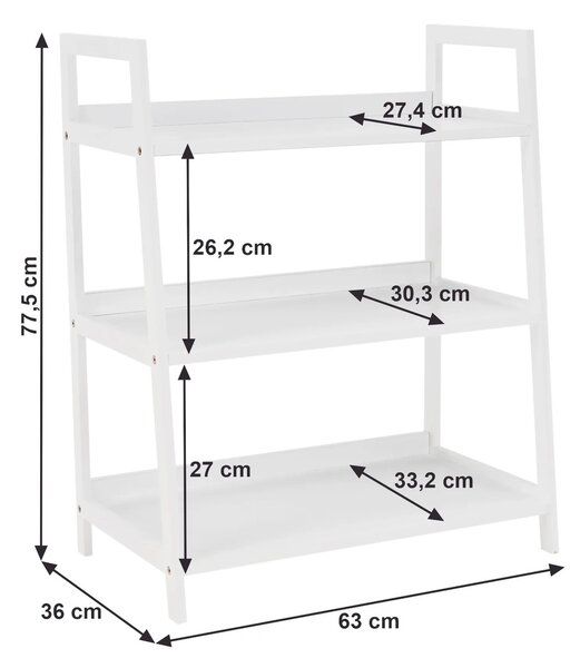 Regál Reon, tip 1, 63 x 36 x 77,5 cm