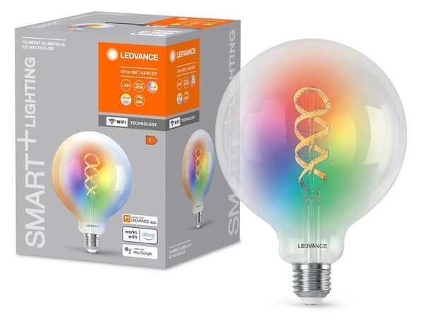 LED RGBW Zatemnitvena žarnica SMART+ E27/4,8W/230V 2700-6500K Wi-Fi - Ledvance