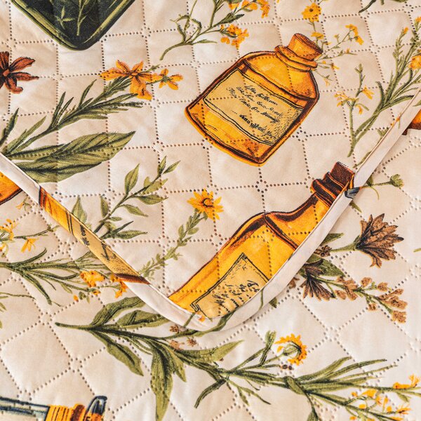 Pregrinjalo za posteljo APOTHECARY, kremno Dimenzije: 220 x 240 cm