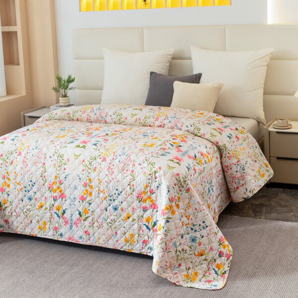Pregrinjalo za posteljo MILLEFLEUR, barvno Dimenzije: 170 x 210 cm
