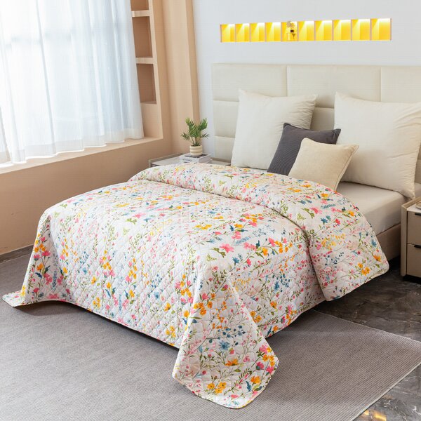 Pregrinjalo za posteljo MILLEFLEUR, barvno Dimenzije: 170 x 210 cm