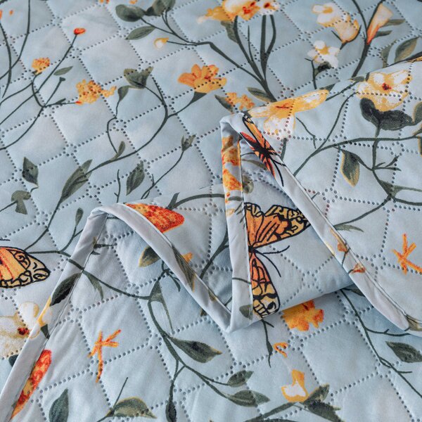 Pregrinjalo za posteljo MONARCH WINGS, svetlo modro Dimenzije: 170 x 210 cm