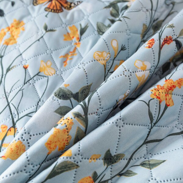 Pregrinjalo za posteljo MONARCH WINGS, svetlo modro Dimenzije: 170 x 210 cm