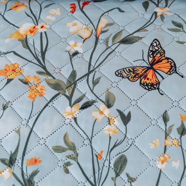 Pregrinjalo za posteljo MONARCH WINGS, svetlo modro Dimenzije: 170 x 210 cm