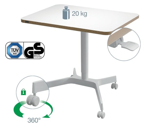 Nastavljiva ergonomska miza Ergo – Leitz