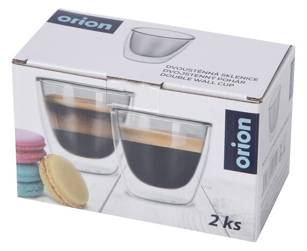 Steklene skodelice za espresso v kompletu 2 ks 110 ml – Orion