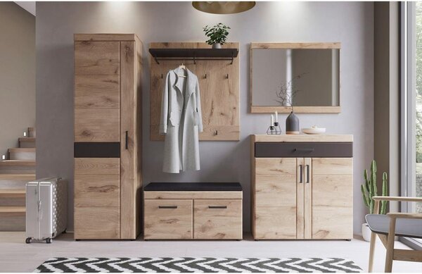 Mömax Garderobni Panel Grano, Barva Hrasta