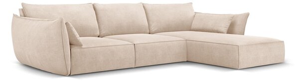 Bež kotni kavč (desni kot) Vanda - Mazzini Sofas