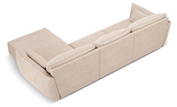 Bež kotni kavč (desni kot) Vanda - Mazzini Sofas