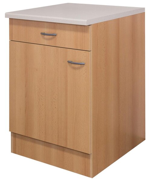 FlexWell Kuhinjska Spodnja Omarica Nano, Barva Bukve