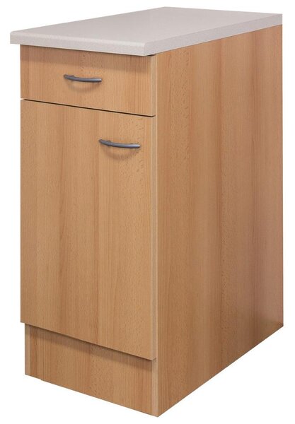 FlexWell Kuhinjska Spodnja Omarica Nano, Barva Bukve