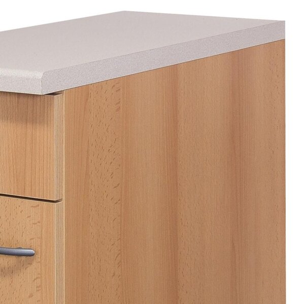 FlexWell Kuhinjska Spodnja Omarica Nano, Barva Bukve