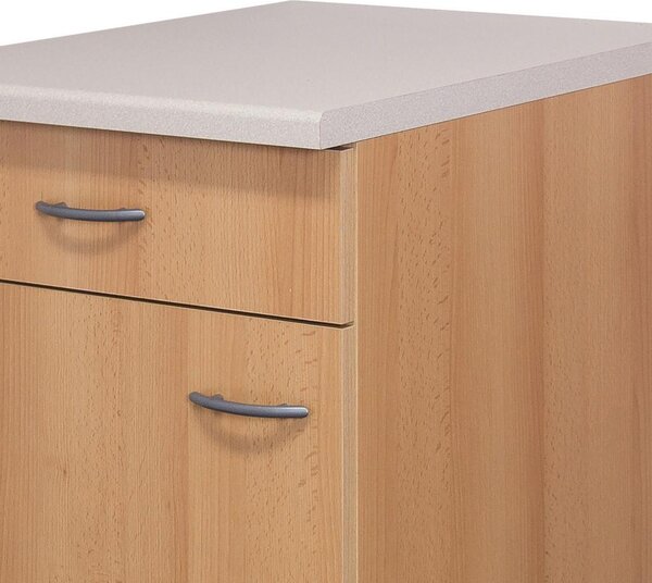 FlexWell Kuhinjska Spodnja Omarica Nano, Barva Bukve