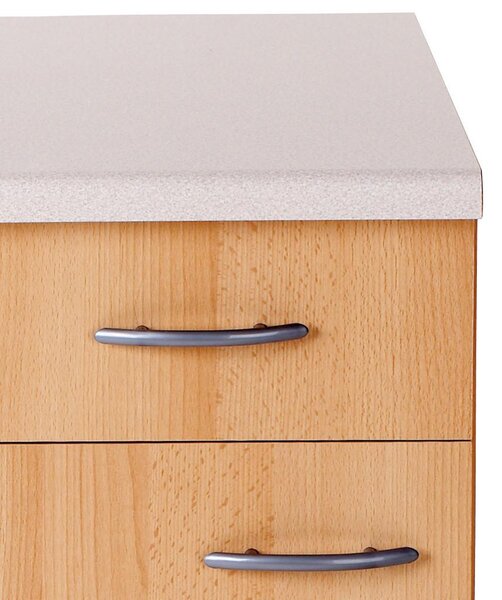 FlexWell Kuhinjska Spodnja Omarica Nano, Barva Bukve
