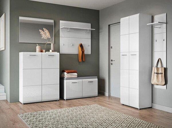 Mömax Garderobni Panel Merano, Bela