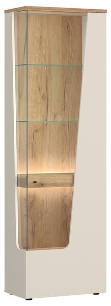 Premium Living Vitrina Cut Out, Barva Hrasta, Kašmir