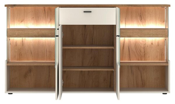 Premium Living Komoda Cut Out, Barva Hrasta, Kašmir