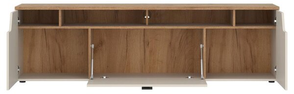 Premium Living Tv Omarica Cut Out, Barva Hrasta, Kašmir