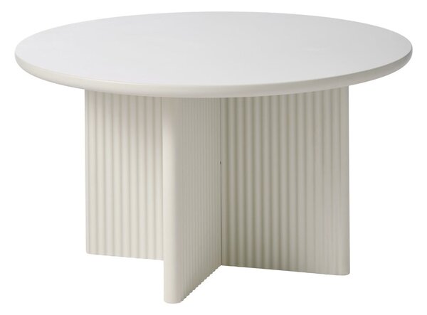 Svetlo siva okrogla mizica ø 80 cm Palma – Unique Furniture