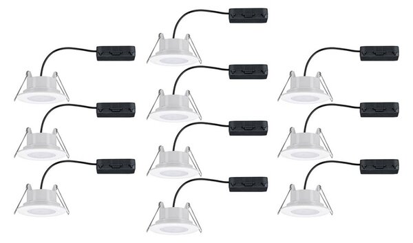 Paulmann Calla vrtljiv dim Ø9cm 840 10s bela