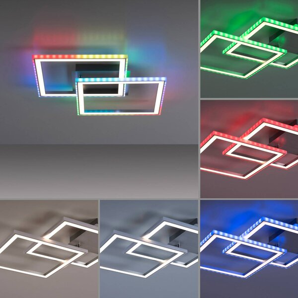 LED stropna svetilka Felix60, 44,5x44,5 cm